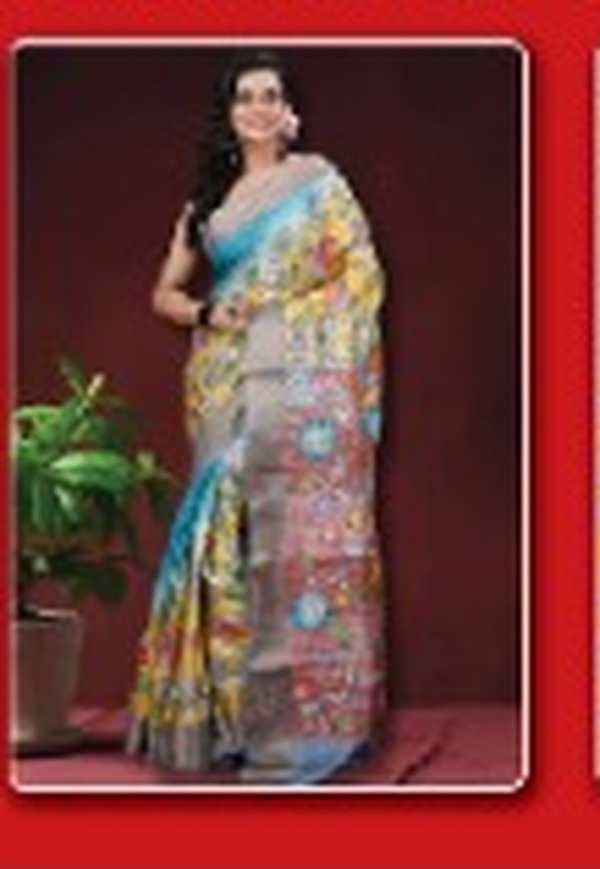 Kalamkari saree on Instagram